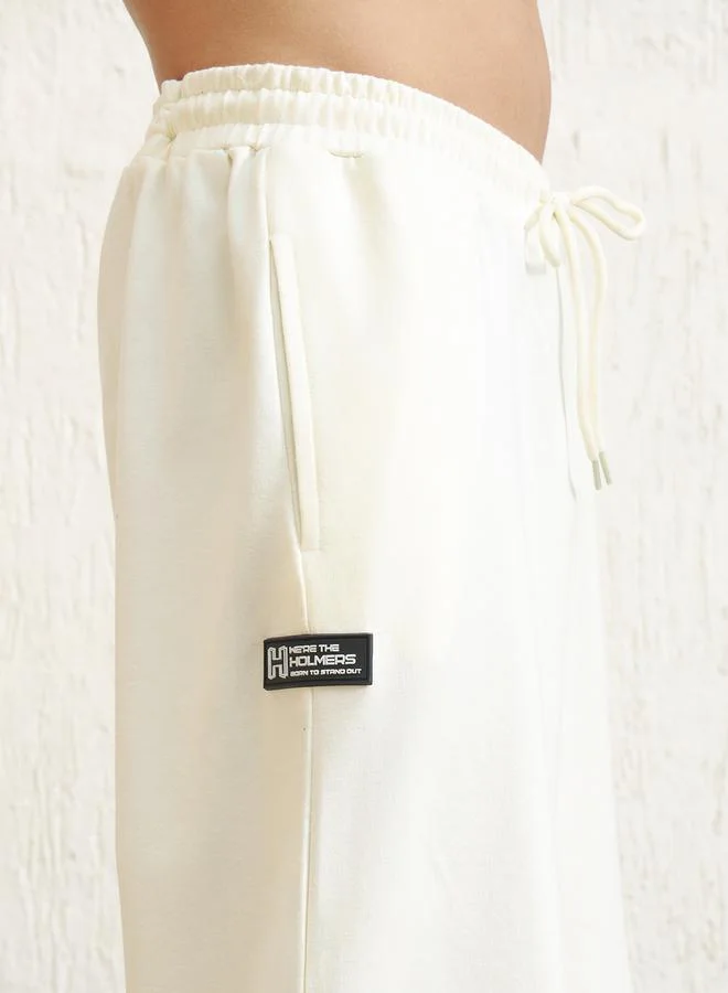 Hubberholme Oversized Printed Joggers with Drawstring by Styli