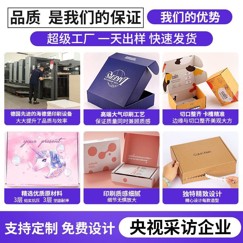 Colorful Airplane Box – Multi-Color Corrugated Cardboard Folding Carton - Image 3