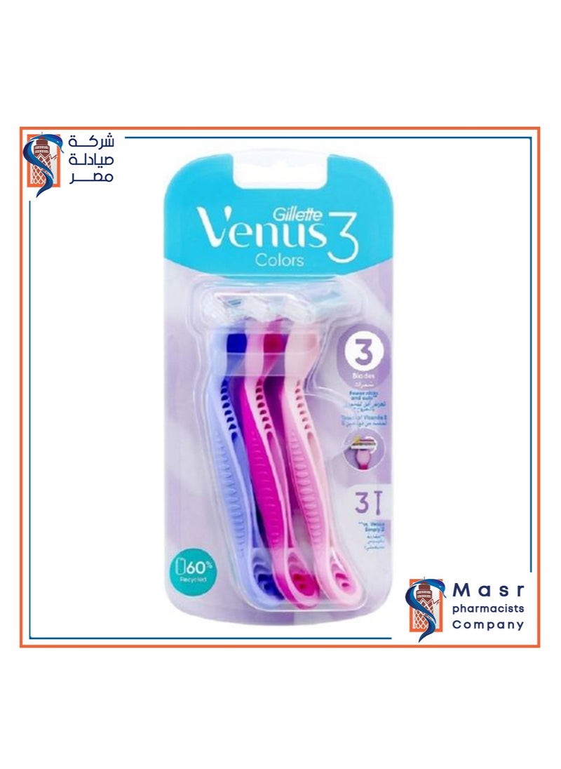 Gillette Simply Venus 3 Plus Disposable Razor - 3 Pieces - pzsku/Z027D976A99A7BBA855B5Z/45/_/1700515674/30d8a440-7097-495f-bd77-c3930ccb0f3a