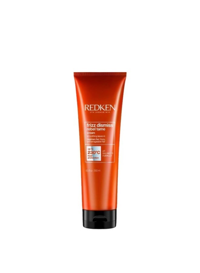 Redken Frizz Dismiss Rebel Tame Smoothing Leave-In Cream 250ml - Image 1