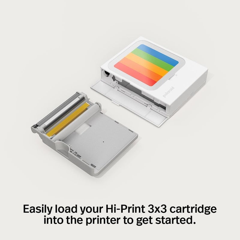 Polaroid خرطوشة ورق هاي-برينت | 3x3 بوصة 30 قطعة من أوراق الصور، طباعة مربعة بجودة استوديو، طباعة سريعة خلال 50 ثانية من الهواتف الذكية، تعمل مع طابعة الصور الجيب هاي-برينت 3x3 - Image 3