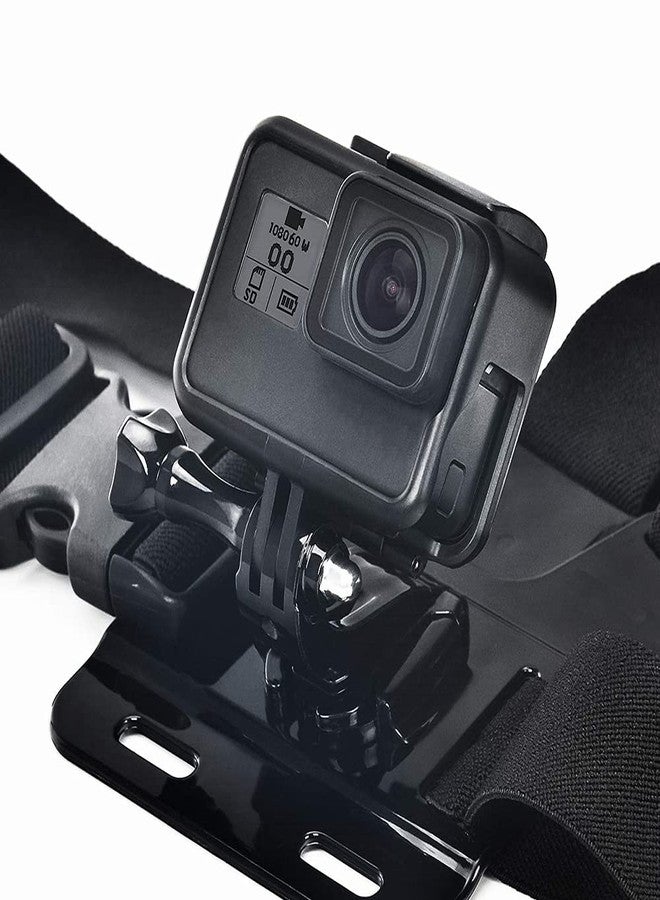 حزام صدر قابل للتعديل من هوديان، متوافق مع كاميرات GoPro Hero وكاميرات الحركة الرياضية - حزام صدر كامل - Image 4