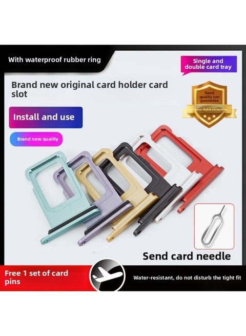 E-repair Is Suitable For Huawei Nova9 Cato Nova8SE Vitality Version Card Slot Sim Card Nova7SE Phone-Color:Suitable For Nova7se Lehuo Version [silver Moon Starhui] Card Tray With Rubber Ring-Capacity:Default Items