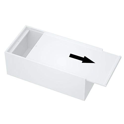 FEMELI Acrylic Tissue Box Cover,Rectangular Facial Tissue Holder Case Dispenser for Bathroom Kitchen Bedroom Office - Image 5