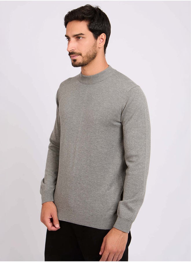 DALYDRESS - Men Regular Fit Pullover - Grey - Image 1