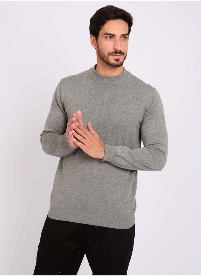 DALYDRESS - Men Regular Fit Pullover - Grey - Image 1