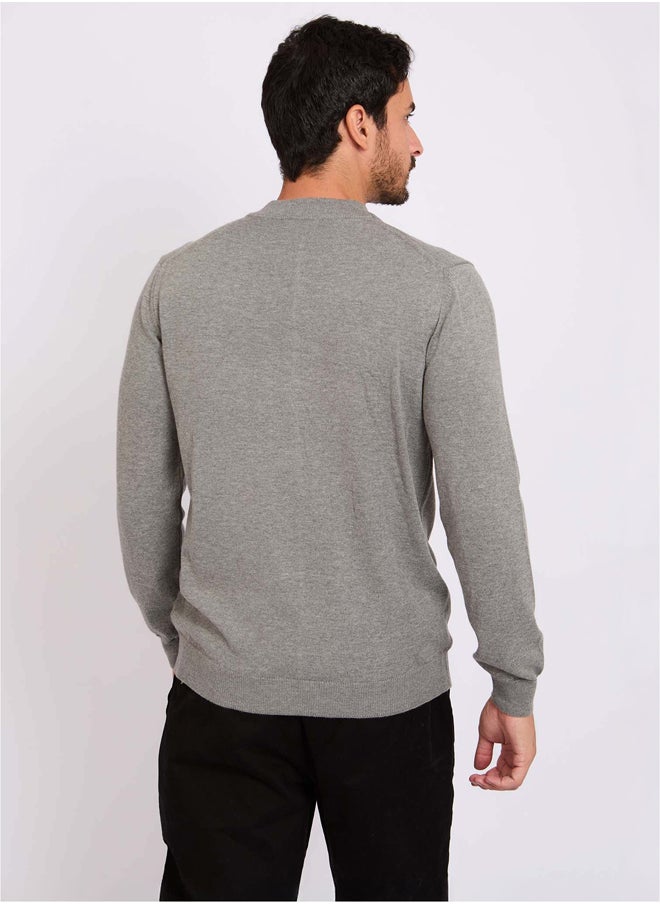DALYDRESS - Men Regular Fit Pullover - Grey - Image 1