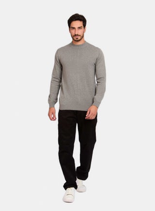 Men Regular Fit Pullover - Grey - pzsku/Z027DD556A8143F2734B6Z/45/_/1739391125/53a71248-cb89-46e5-82c4-4d2d5a9de11f