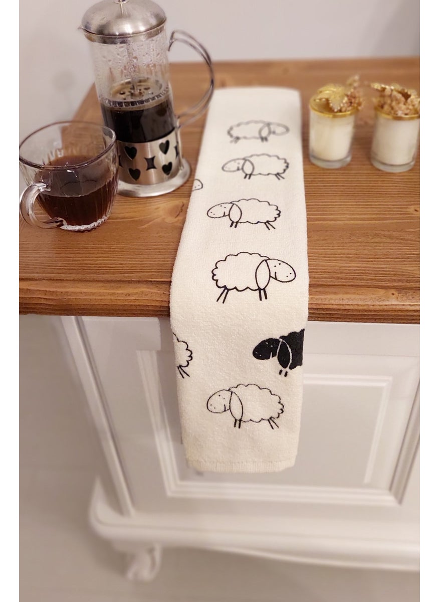 Cnr Garden Kitchen Cotton Printed 100% Cotton 30X50 cm Hand Face Kitchen Towel Soft Patterned Water Absorbent Towel  - Image 1