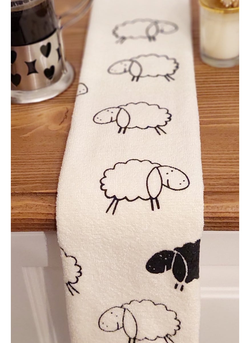 Cnr Garden Kitchen Cotton Printed 100% Cotton 30X50 cm Hand Face Kitchen Towel Soft Patterned Water Absorbent Towel  - Image 3