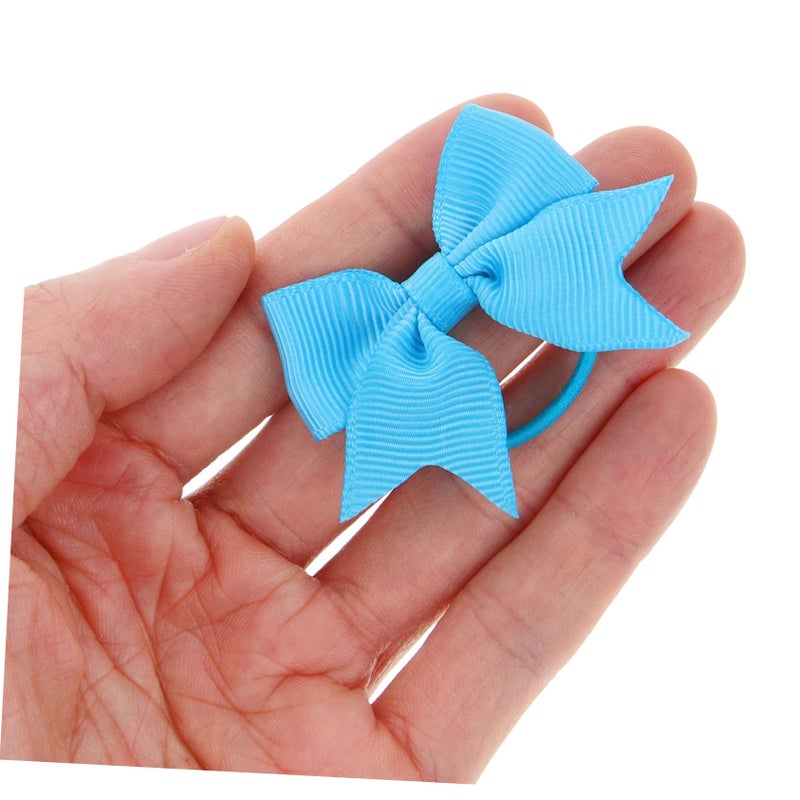 8 Pcs Headbands For Girls And Boys With Bows And Beads Hair Ties Set - Image 4