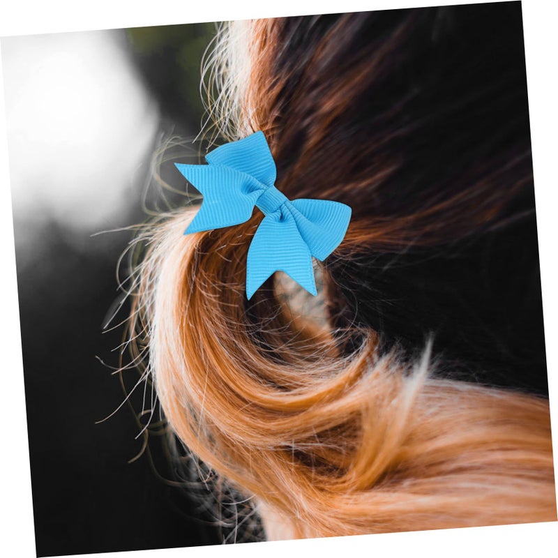 8 Pcs Headbands For Girls And Boys With Bows And Beads Hair Ties Set - Image 5