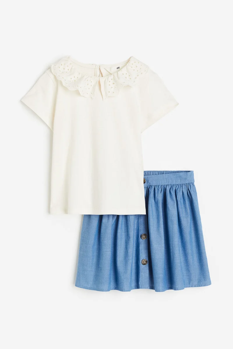 H&M 2-piece cotton set