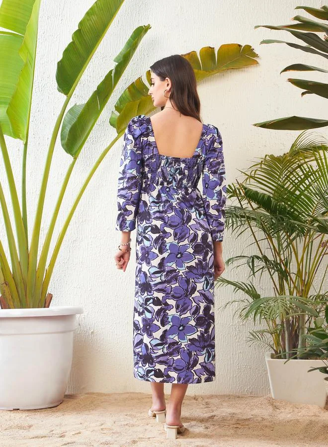 ساسافراس Floral Print Dress