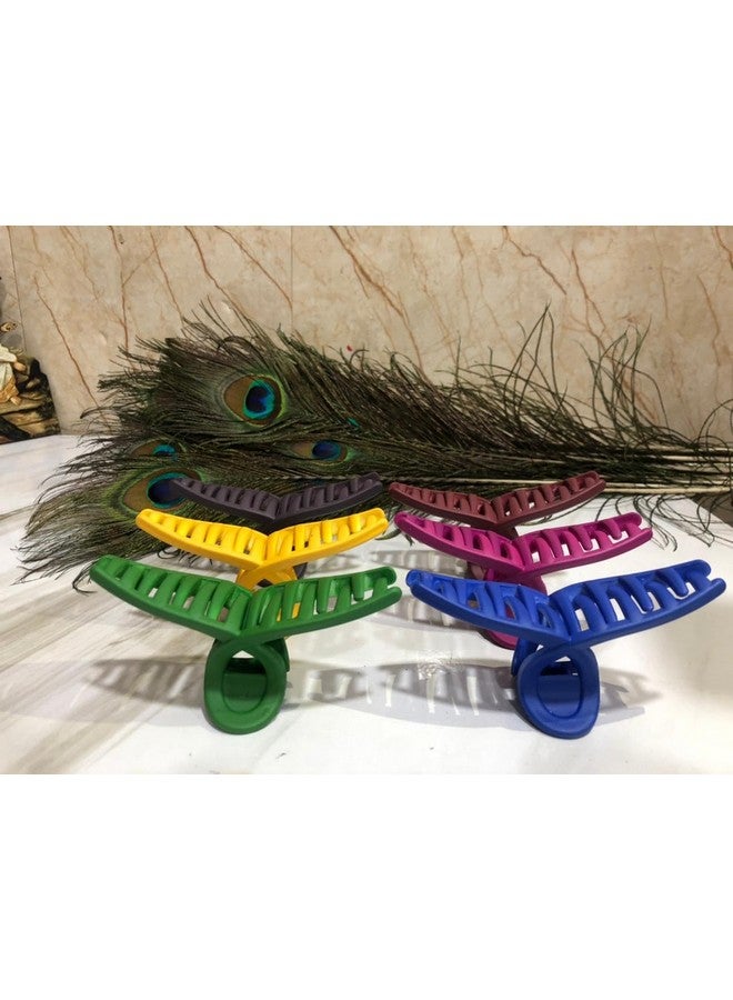 LIVECOOL Hair Claw Matte Woman Girls Hairstyle Clips Barrettes hair Clutcher hair Claw clips tight grip no slip hair clutcher women and Girl hair accessories (4Pcs + 2Free, Jaw Claw) - Image 5