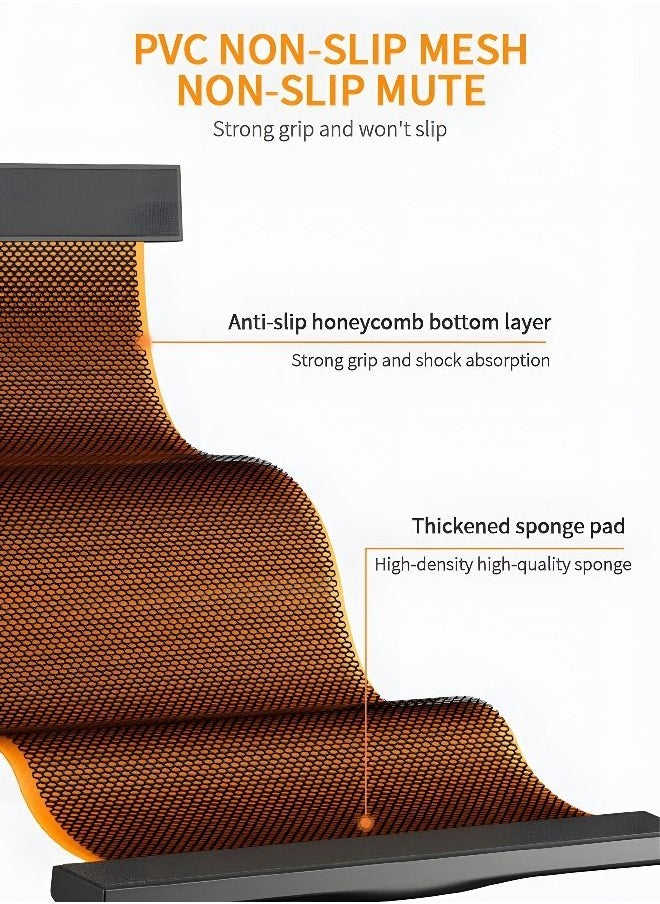 GROIC - Skateboard Speed Skating Training Board,with End Stop Device Sliding Boots, Home Portable Fitness Training Equipment, Thin Calf Artifact Fitness Skating Trainer Sweating and Burning Fat - Image 1