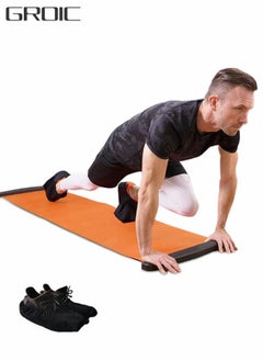Skateboard Speed Skating Training Board,with End Stop Device Sliding Boots, Home Portable Fitness Training Equipment, Thin Calf Artifact Fitness Skating Trainer Sweating and Burning Fat