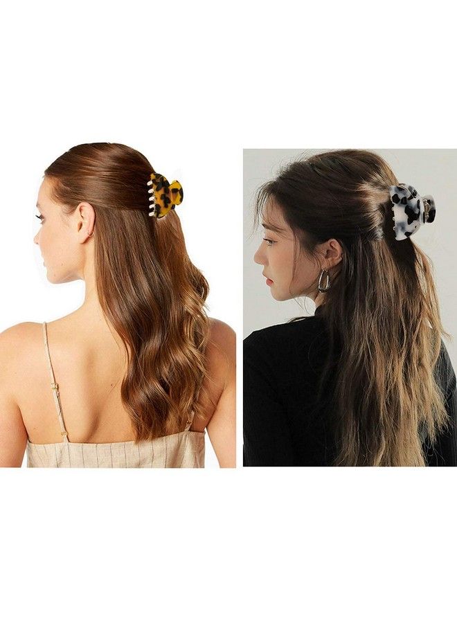 STAR WORK Hair Clips For Women And Ladies Hair Accessories Resin Hair Barrettes Fashion French Design Clips For Women (Pattern1 (Pack Of 6)) - Image 5