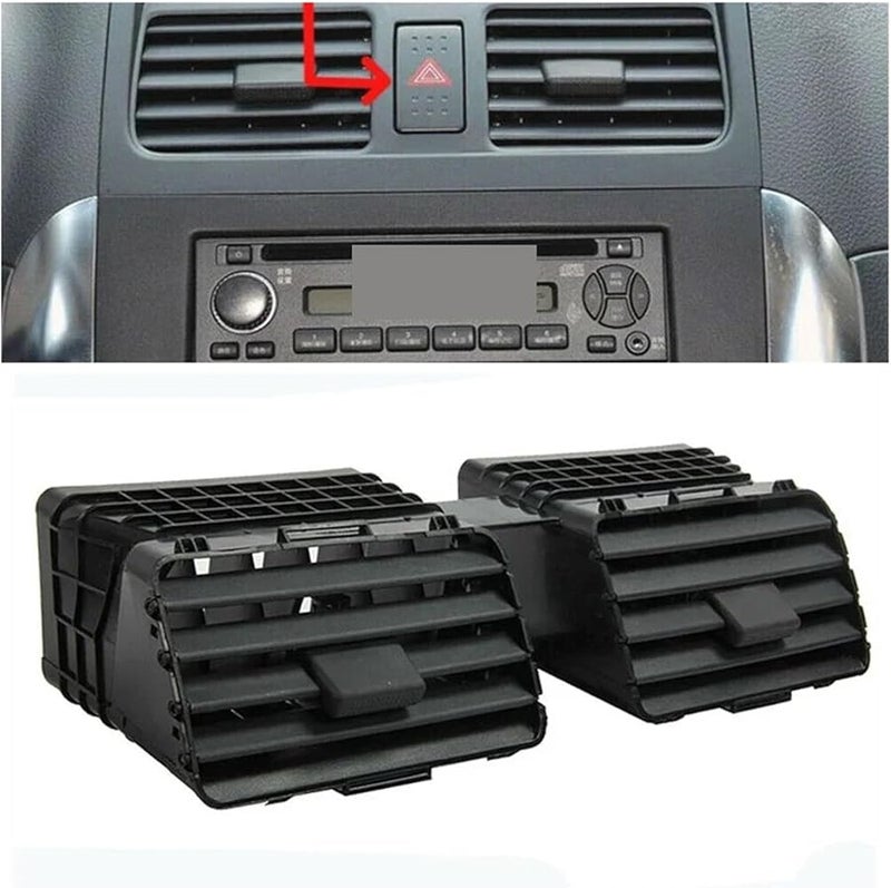 سوزوكي سويفت 2004-2010 شبكة تهوية مكيف الهواء لوحة منفذ أسود 73610 77J00 - Image 3