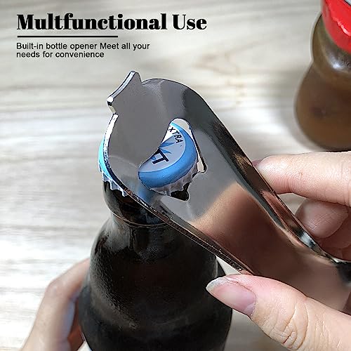 Bxgnip Mason Jar Opener No Lid Dents or Damage Multifunctional Jar Opener Easy Twist Manual Handheld Top Remover Bottle Opener Made For Lifetime - Image 4