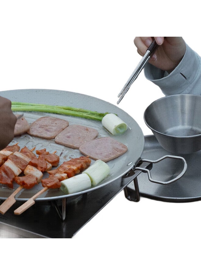 Fire-Maple Baiwei Grilling Pan, Outdoor Equipment For Camping, Korean-Style Round Portable Stove Grill Pan, Non-Stick Coating - Image 2