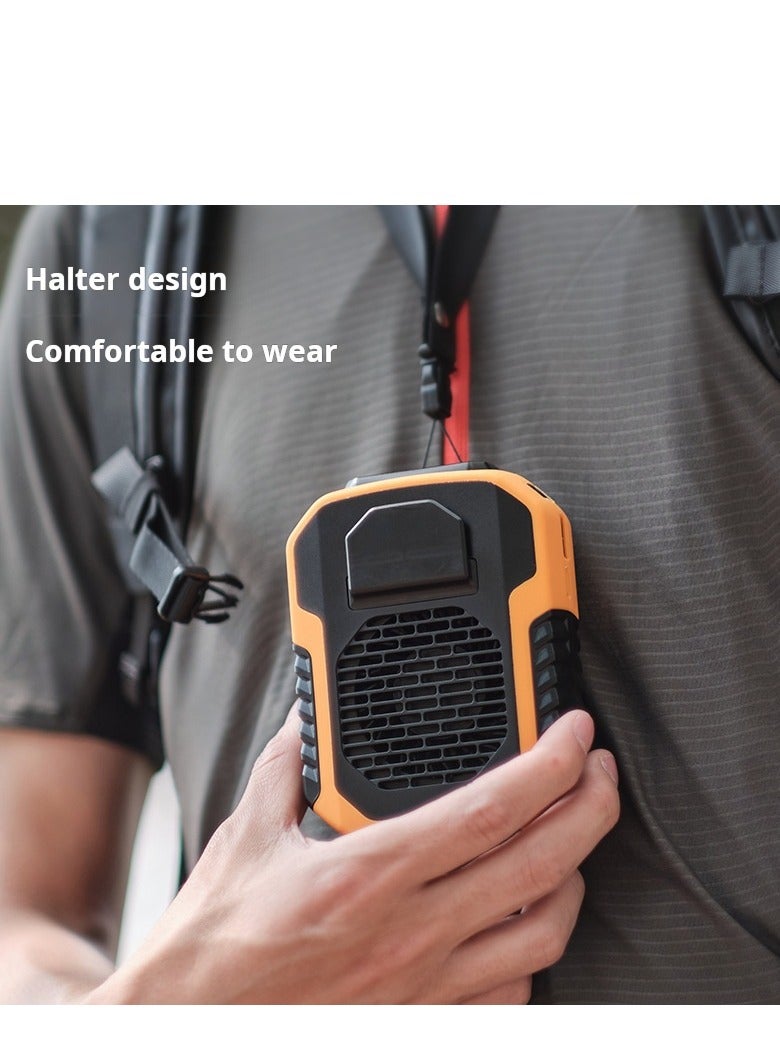 3-in-1 Portable Waist Clip Fan with 8000mAh Power Bank and LED Flashlight - Image 2