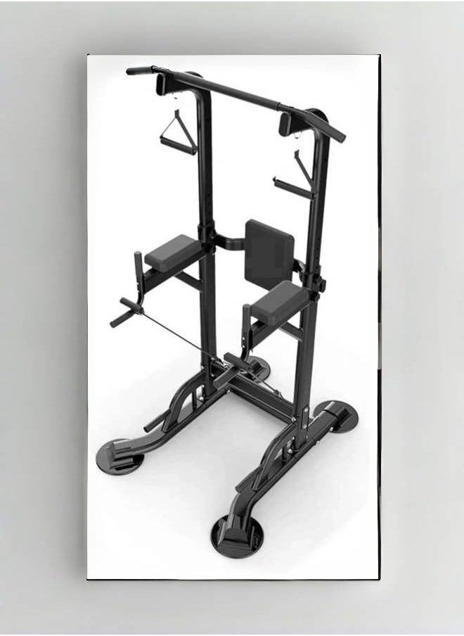 Generic Venom Sports Power Station - Multifunctional Training Frame - Power Tower with Pull-Up Bar - Fitness Equipment Strength Training - Non-Slip Handles - Height Adjustable - W 97 x L 90 x H 155 - 230 cm -  - Image 1