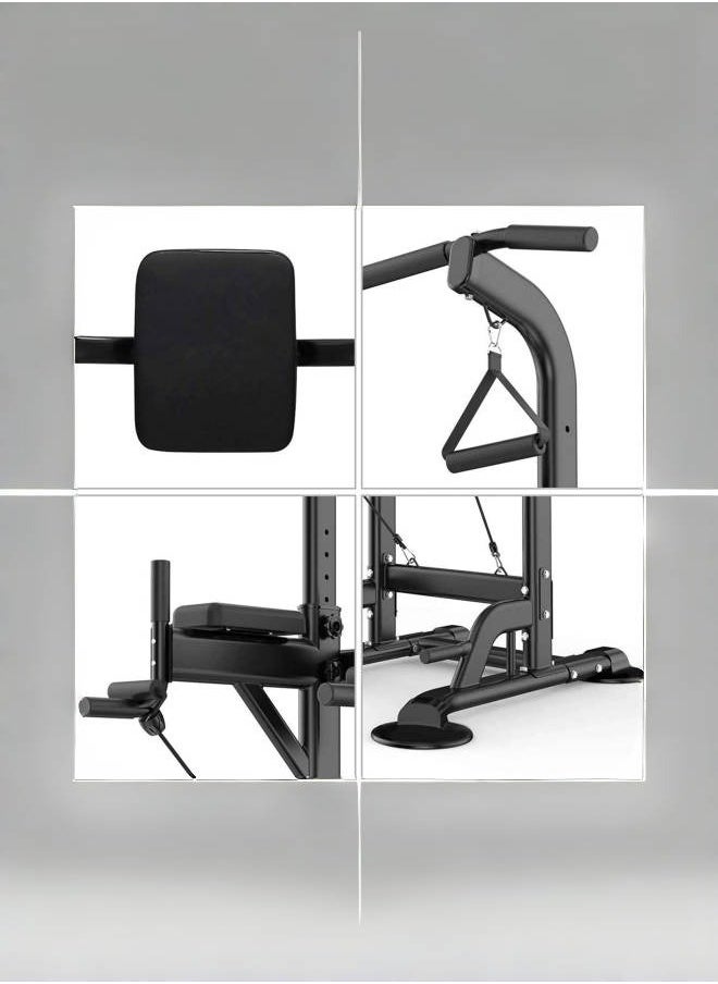 Generic Venom Sports Power Station - Multifunctional Training Frame - Power Tower with Pull-Up Bar - Fitness Equipment Strength Training - Non-Slip Handles - Height Adjustable - W 97 x L 90 x H 155 - 230 cm -  - Image 2