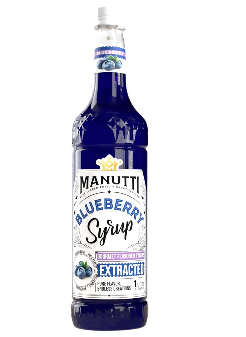 Manutti Blueberry Syrup 1 Liter  - Image 1