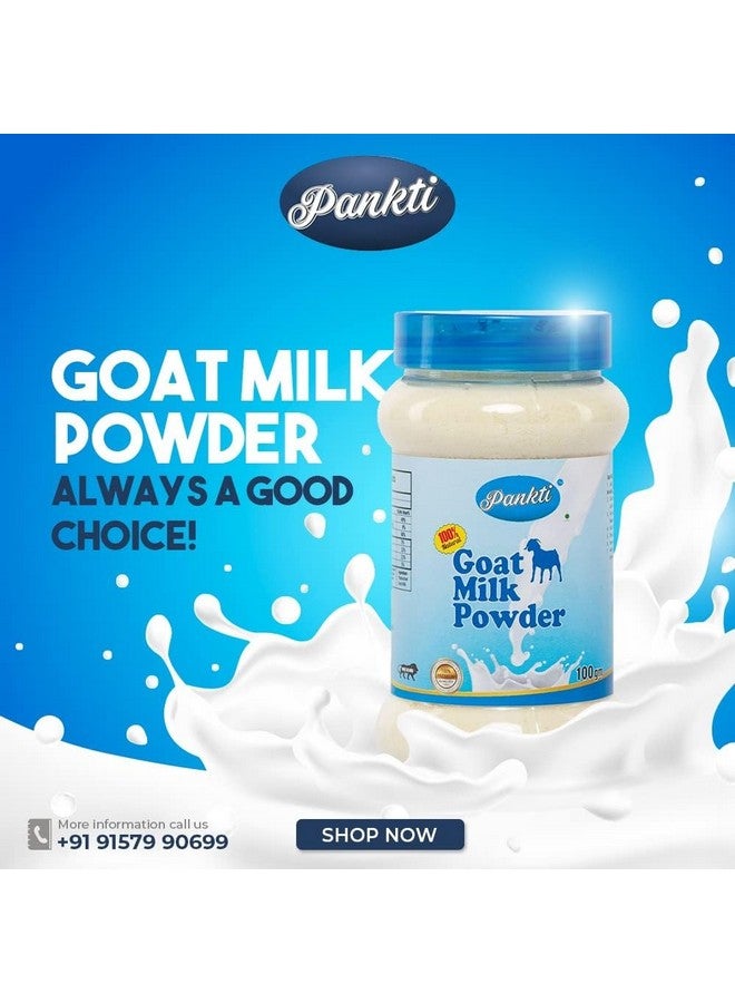 PANKTI مسحوق حليب الماعز المجفف بالتجميد من بانكتي (بدون ألوان أو نكهات صناعية، بدون مواد حافظة أو إضافات) 100 جرام - Image 5