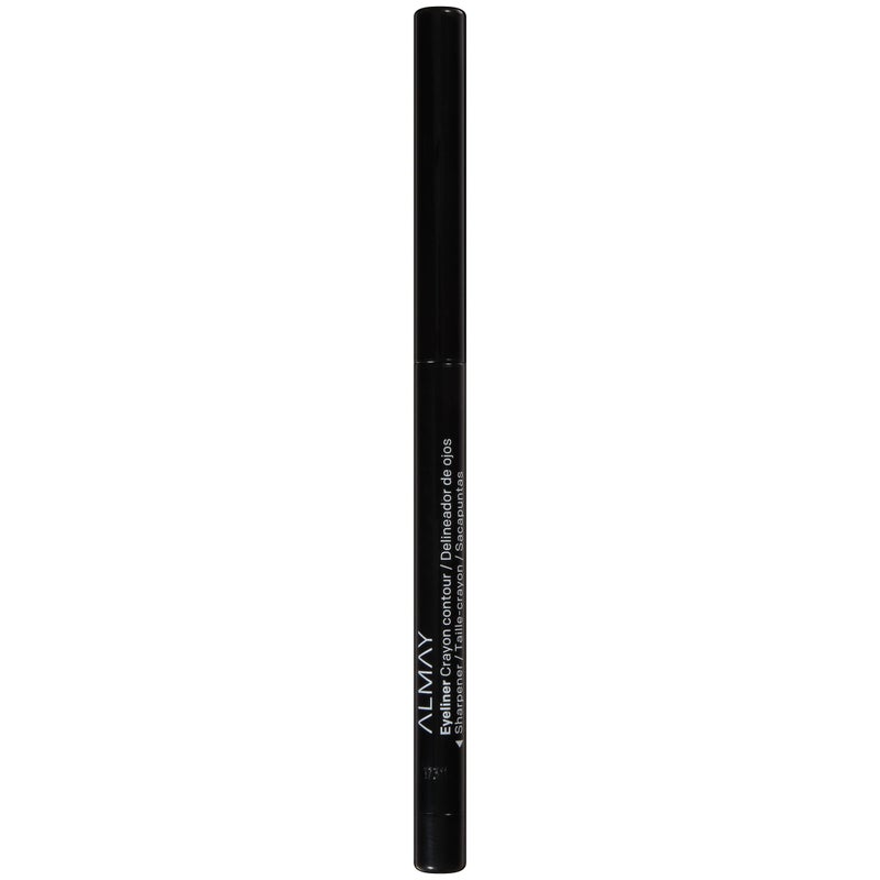 Almay All-Day Eyeliner Pencil, Hypoallergenic, Cruelty-Free, Smudge-Proof, Ophthalmologist Tested, Stocking Stuffer for Women, 205 Black, 0.01 oz - Image 1