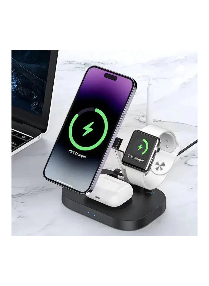 Folding 4 in 1 Desktop Charger with MagSafe