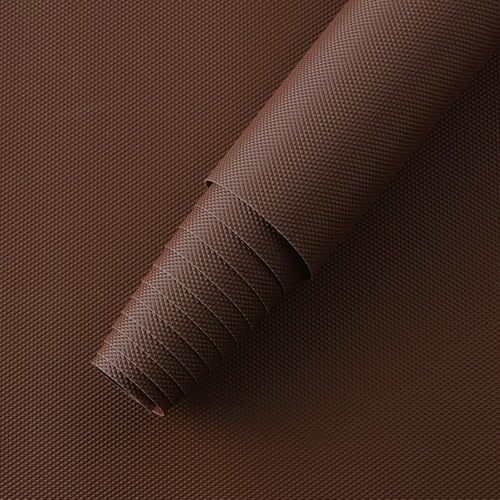 Senego by Trendy Home Anti-Slip Mat for Kitchen (45 cm x 5 m), Food Grade & Washable, Mat for Fridge, Shelves, Cupboards, EVA Shelf Liner Sheet for Drawers & Wardrobe (Diamond Texture, Brown) - Image 1