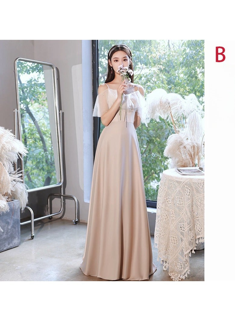 KUYING New Fashionable and Elegant Bridesmaid Dress  - Image 1
