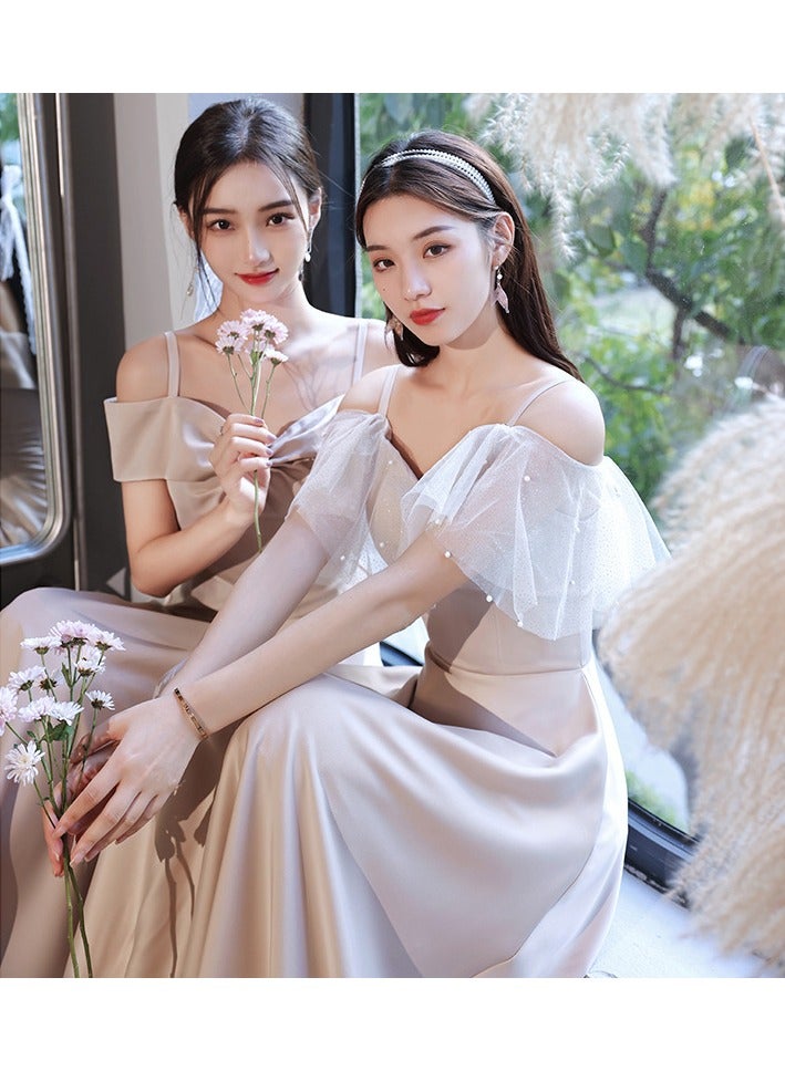 KUYING New Fashionable and Elegant Bridesmaid Dress  - Image 3