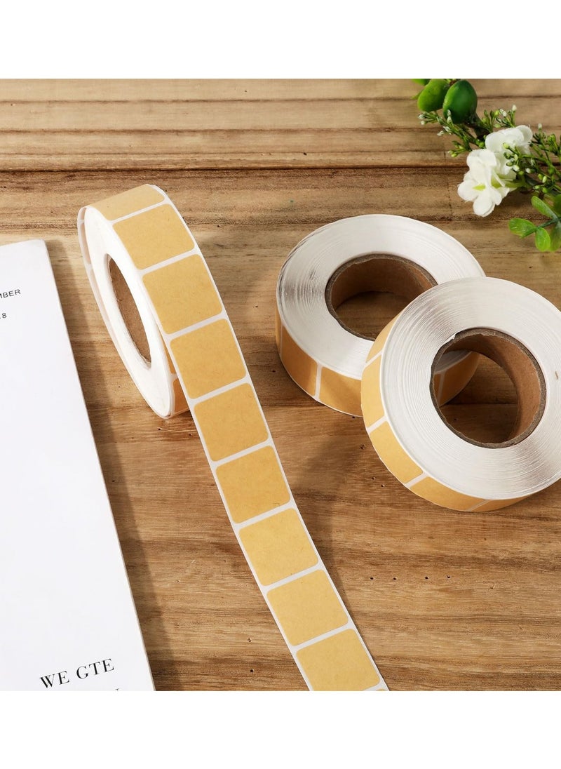 Excefore 3000pcs Square Target Pasters, 3 Rolls Self Adhesive 0.87 Inch Target Labels Easy to Peel & Stick Square Roll Stickers Paper Shooting Targets for The Range  - Image 3