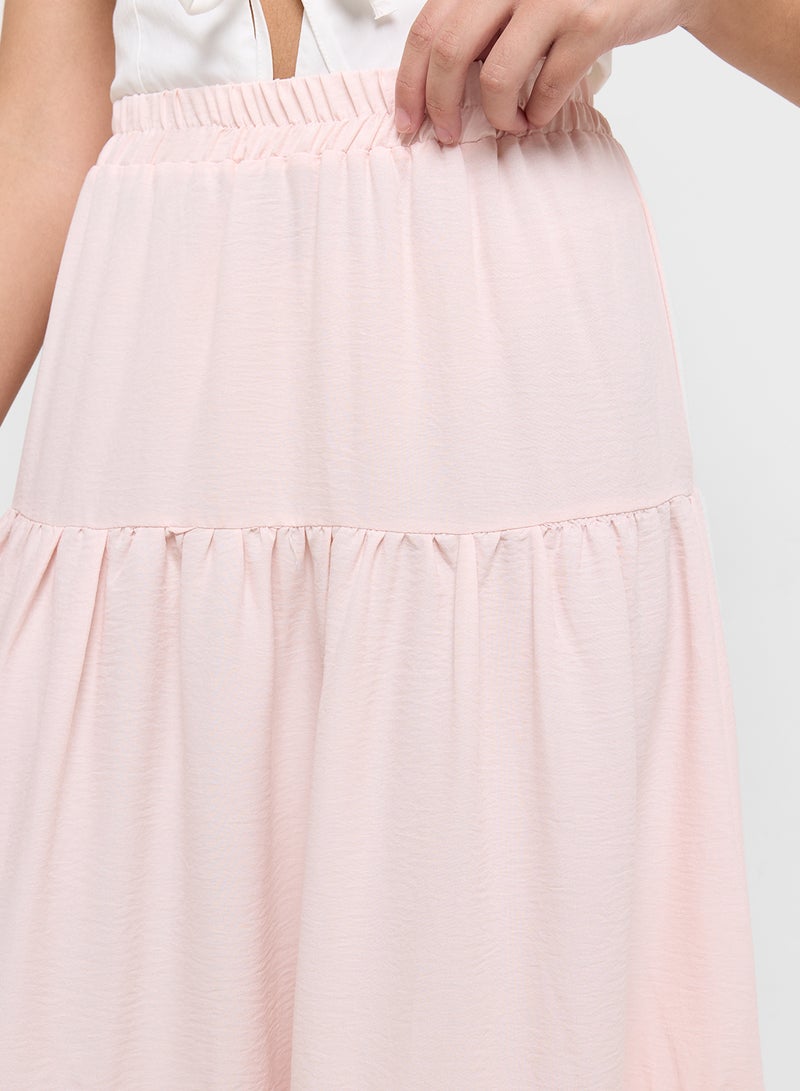 Ginger Tiered A Line Maxi Skirt  - Image 4