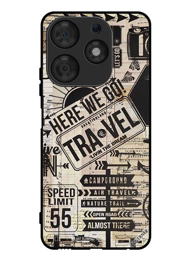 Covernex غطاء حماية لهاتف Tecno Spark 10 Pro Here We Go Travel - Image 1