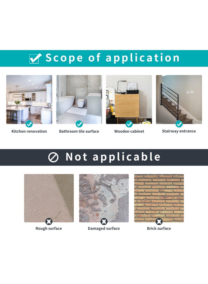 general 10 Pcs 3D Mosaic Pattern Printed Self Adhesive Wallpaper 10x10x1cm - Image 3