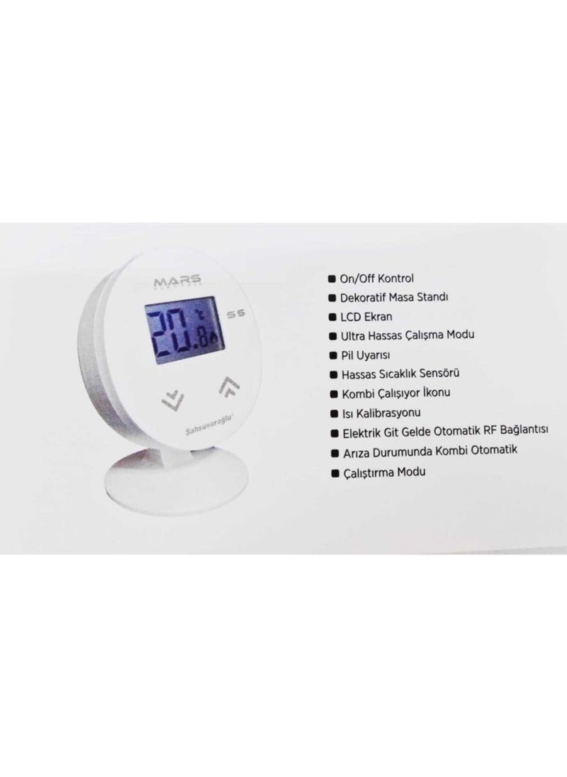 Mars S5 Wireless Room Thermostat-Restoyapı 