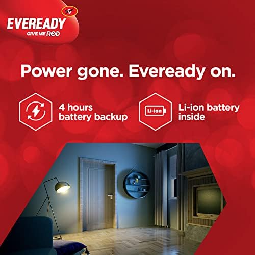 Eveready 12W B22D Emergency Inverter LED Bulb| Cool Day Light (6500K) | Energy Efficient | 4 Hour Battery Backup | Li-on Battery Inside (4) - Image 5