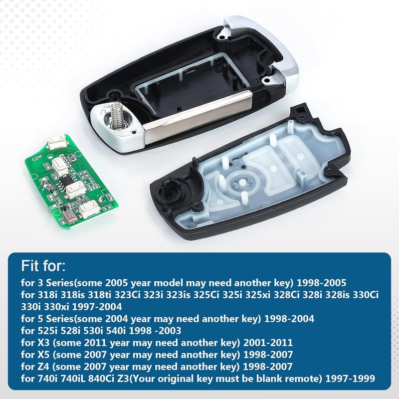 Keyecu EWS Modified Flip Remote Key for BMW - Image 5