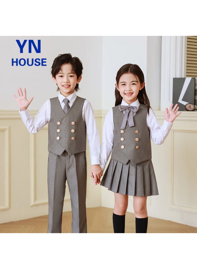 Yinuofang Children's Suit Vest Set Boys And Girls Graduation Children's Day Performance Clothes - Image 1