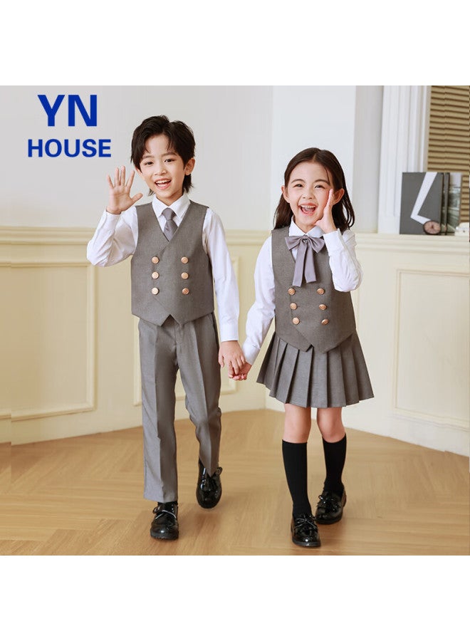 Yinuofang Children's Suit Vest Set Boys And Girls Graduation Children's Day Performance Clothes - Image 4