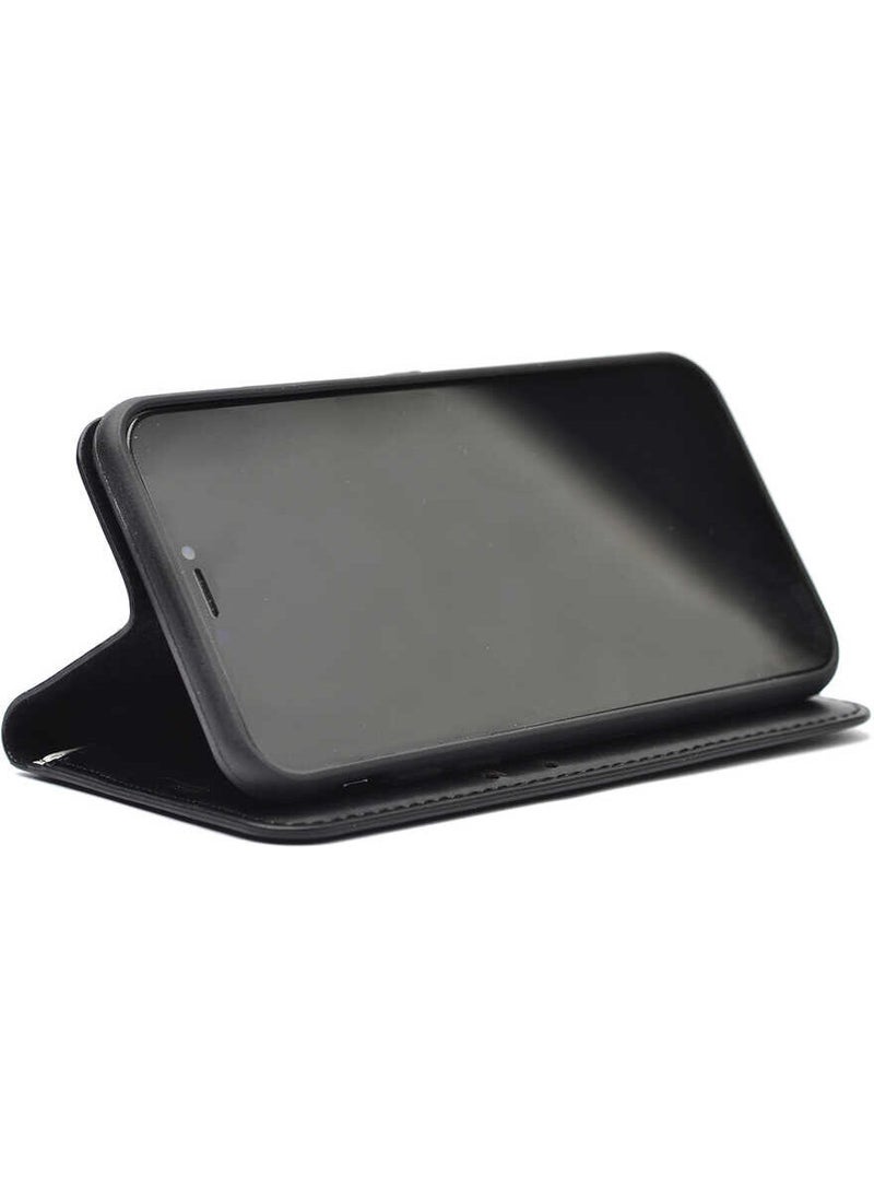 Nevarium - Apple iPhone 5 Case Leather Wallet Stand Case - Gold - Image 1