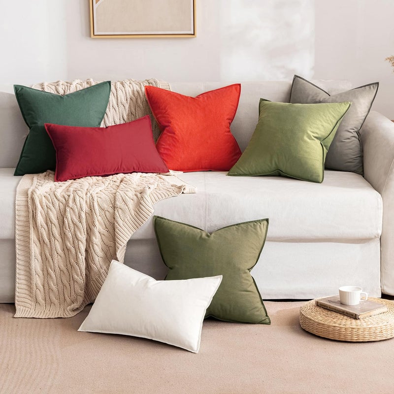 ميولي Miulee Pack of 2 Christmas Dark Green Convers - Image 4