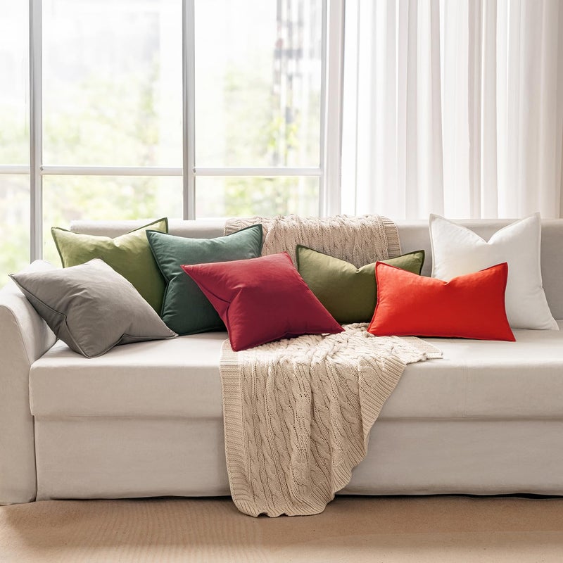 ميولي Miulee Pack of 2 Christmas Dark Green Convers - Image 5