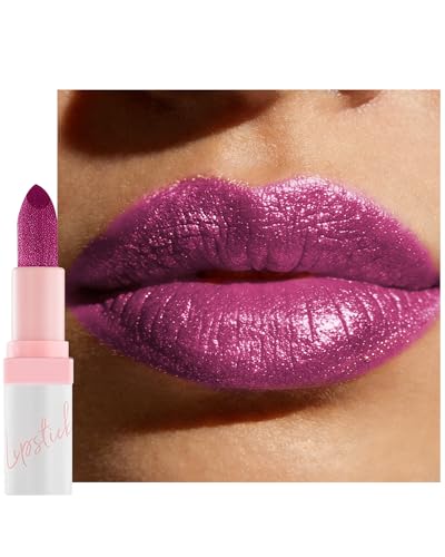 LYSdefeu Diamond Glitter Matte LipstickLonglasting Waterproof Rose Pink Metallic Shimmer Lip GlossSparkling High Pigment Lip Tint stainFullCoverage Tinted Lip BalmWomens Day Makeup Gift for Women02 - Image 1