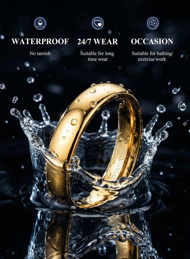 جي ستايل خواتم زفاف من التيتانيوم من Jstyle، متوفرة بأحجام 2 مم، 4 مم، و6 مم، مطلية بالفضة/الأسود/الذهب، بتصميم مقبب مصقول للغاية، قابلة للتكديس، مناسبة للخطوبة والوعد، مقاسات من 6 إلى 13، مقاومة للصدأ، 9 - Image 2