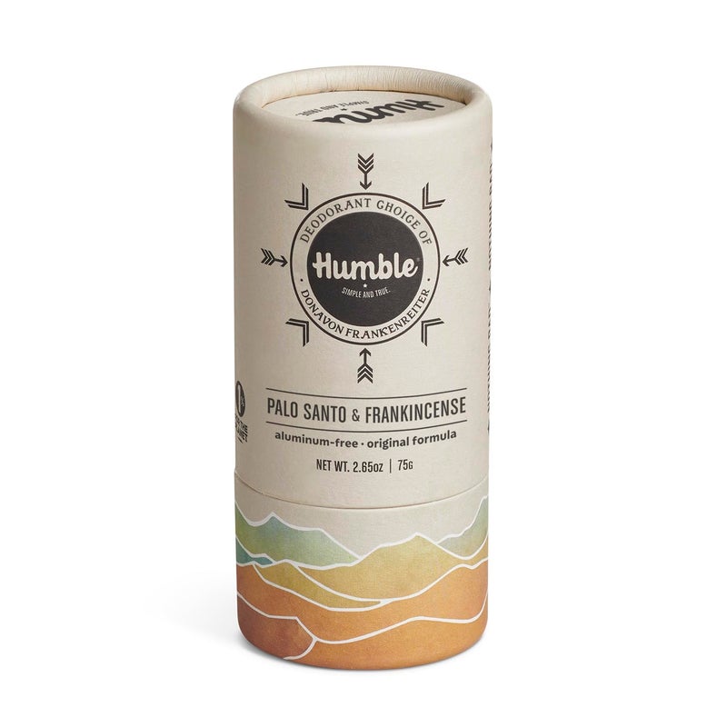HUMBLE SIMPLE AND TRUE. HUMBLE BRANDS Original Formula, Plastic-Free, Aluminum-free Deodorant Long Lasting Odor Control with Baking Soda and Essential Oils, Palo Santo & Frankincense - Image 1